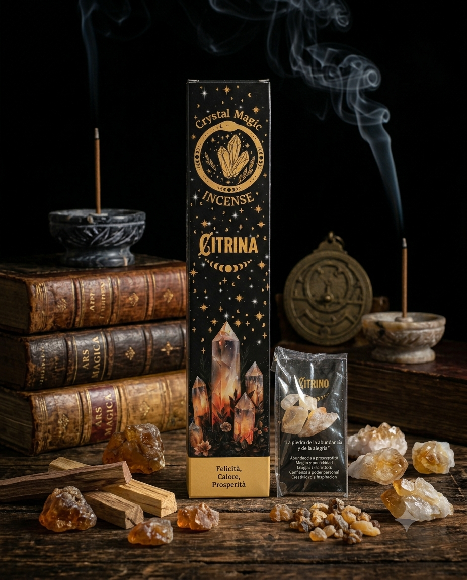 Incenso Crystal Magic - Citrino