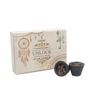 Sacred Smudges – UNLOCK (resin incense with cups)