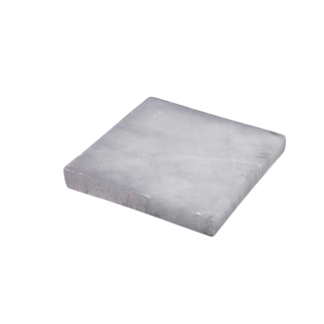 Base quadrata in Selenite – circa 10x10 cm.