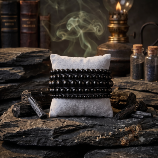 Tormalina Nera Bracciale 4mm