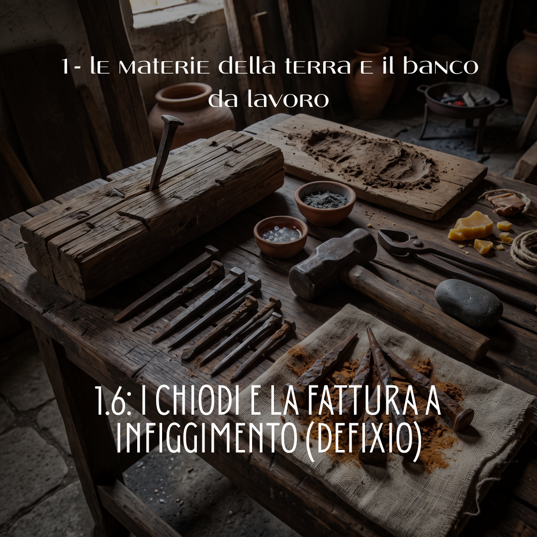 1.6: I CHIODI E LA FATTURA A INFIGGIMENTO (DEFIXIO)