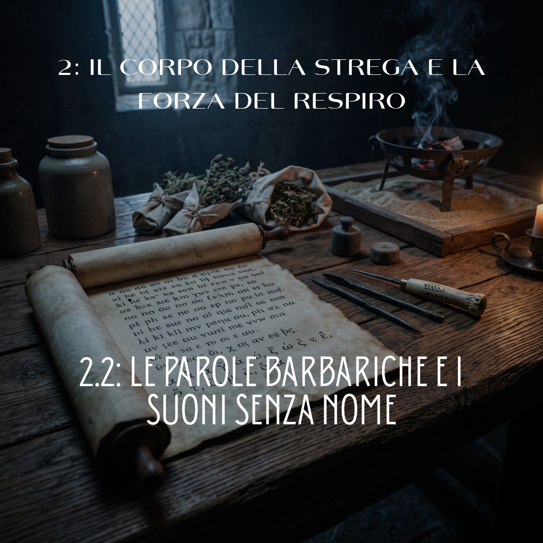 2.2: LE PAROLE BARBARICHE E I SUONI SENZA NOME